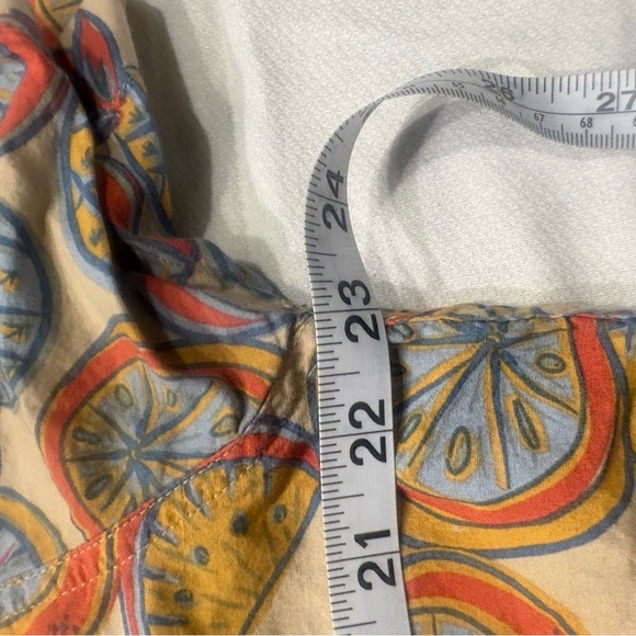 Junk Food Clothing LA Citrus Print Button Up Shirt Men’s Large Tropical Summer - Picture 6 of 9